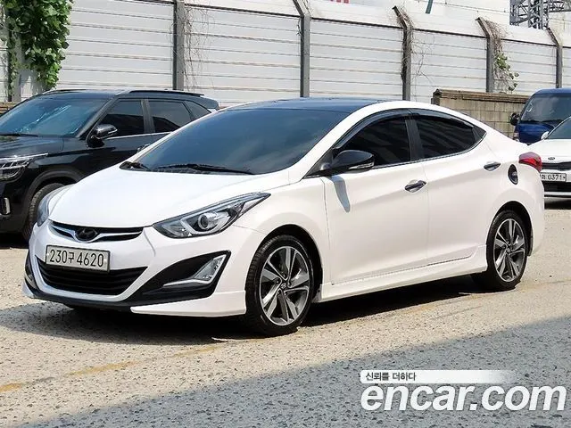 HYUNDAI AVANTE 2014 — 106 330 км, белый, Корея — под ключ — фото 11