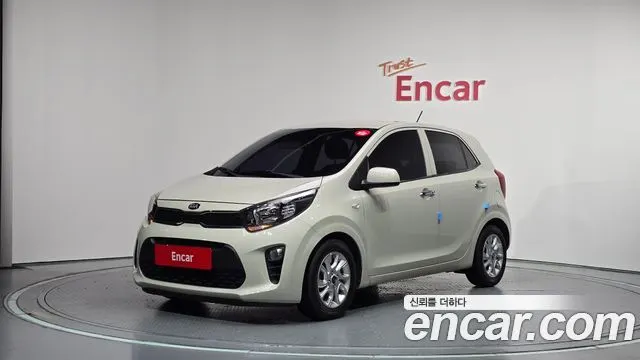 KIA MORNING 2017 — 128 950 км, белый-перламутр, Корея — под ключ — фото 1