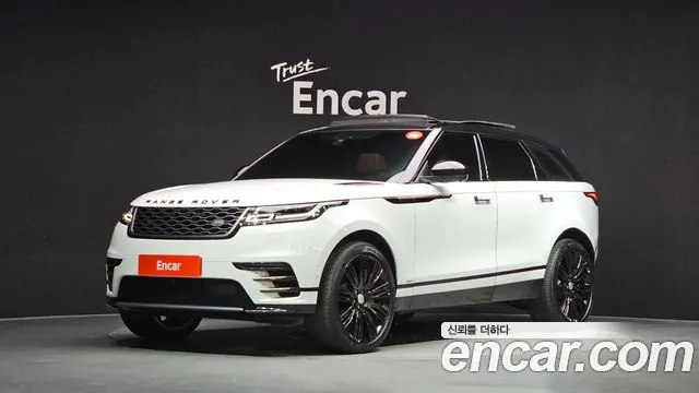 LAND ROVER RANGE ROVER VELAR 2018 — 143 636 км, белый, Корея — под ключ — фото 1