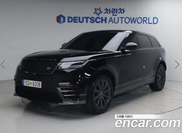 LAND ROVER RANGE ROVER VELAR 2018 — 129 609 км, чёрный, Корея — под ключ — фото 1