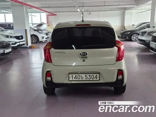 KIA MORNING 2016 — 95 000 км, белый-перламутр, Корея — под ключ — фото 4