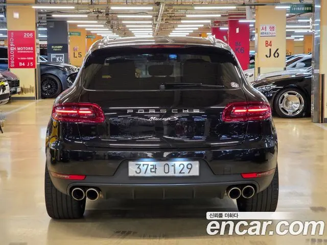 PORSCHE MACAN 2016 — 53 600 км, чёрный, Корея — под ключ — фото 2