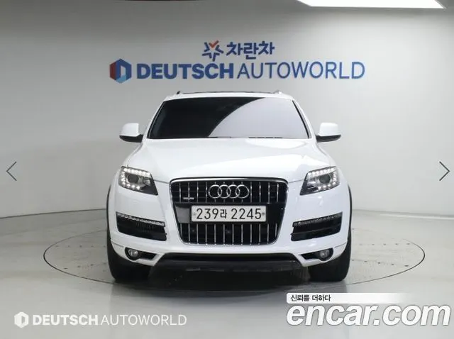 AUDI Q7 2015 — 159 130 км, белый, Корея — под ключ — фото 3