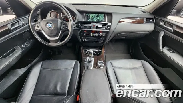 BMW X3 2015 — 87 255 км, чёрный, Корея — под ключ — фото 7