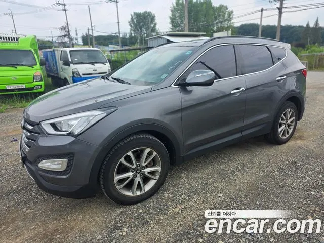 HYUNDAI SANTA FE 2014 — 280 000 км, серый, Корея — под ключ — фото 2