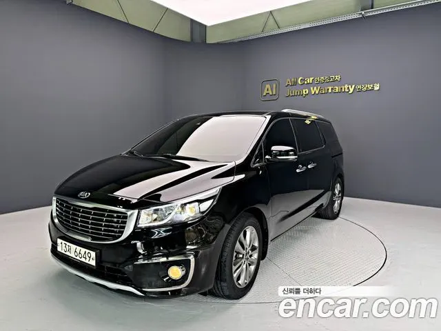 KIA CARNIVAL 2015 — 181 321 км, чёрный, Корея — под ключ — фото 3