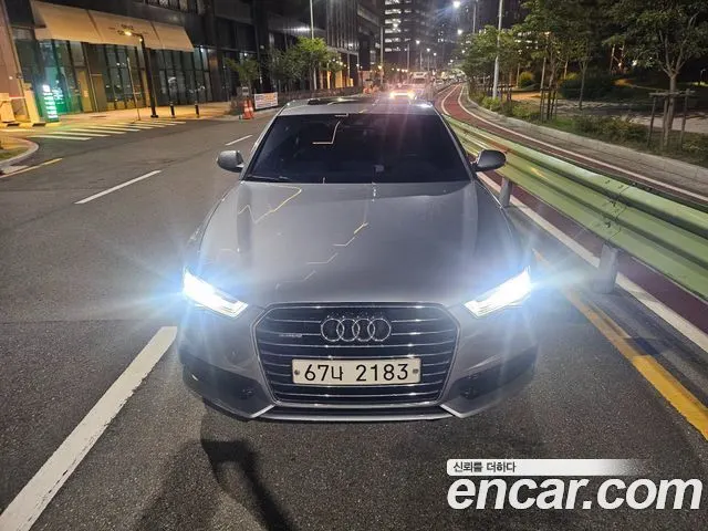 AUDI A6 2018 — 85 793 км, серебристо-серый, Корея — под ключ — фото 3