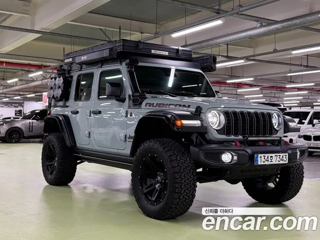 JEEP WRANGLER 2024 — 16 558 км, бирюзовый, Корея — под ключ — фото 3