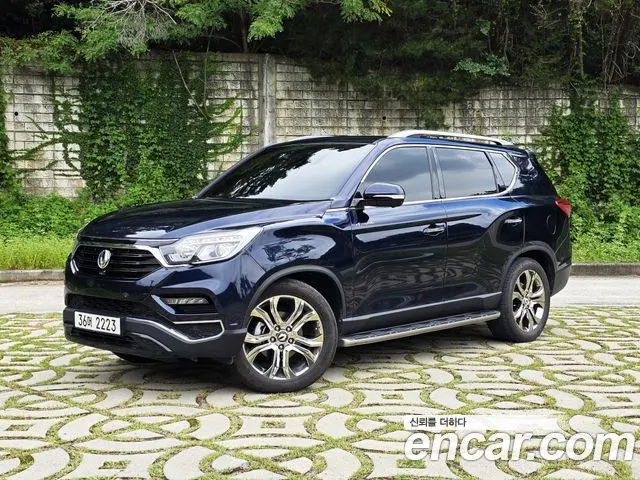 KGM G4 REXTON 2018 — 207 451 км, синий, Корея — под ключ — фото 2