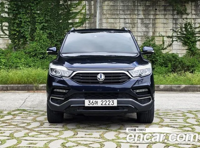 KGM G4 REXTON 2018 — 207 451 км, синий, Корея — под ключ — фото 4