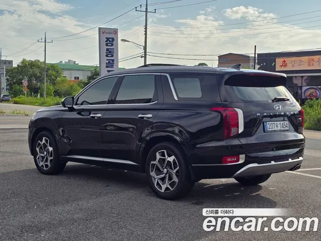 HYUNDAI PALISADE 2022 — 37 000 км, чёрный, Корея — под ключ — фото 2