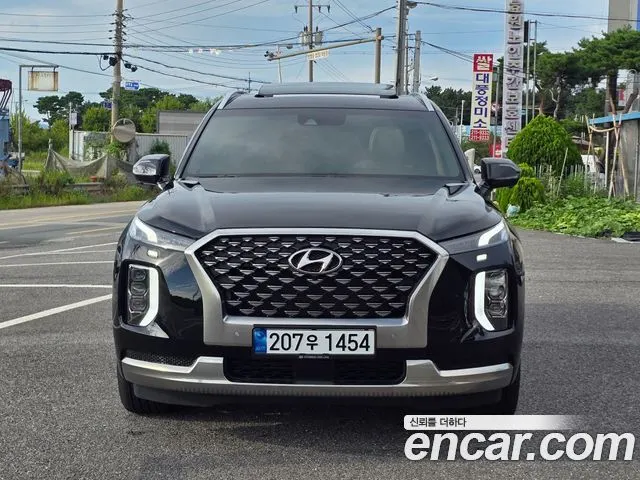 HYUNDAI PALISADE 2022 — 37 000 км, чёрный, Корея — под ключ — фото 3
