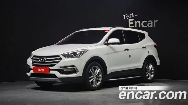 HYUNDAI SANTA FE 2016 — 173 101 км, белый, Корея — под ключ — фото 1