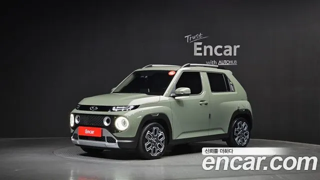HYUNDAI CASPER 2024 — 27 998 км, зелёный, Корея — под ключ — фото 1