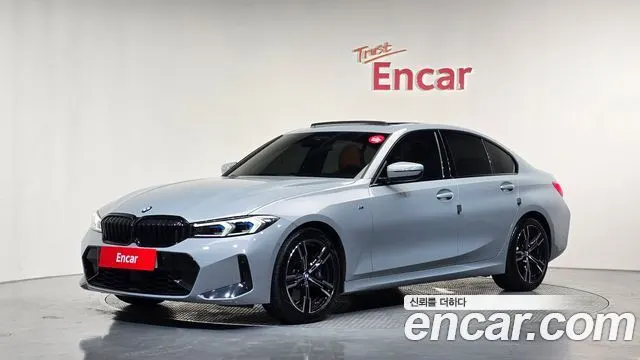 BMW 3 SERIES 2024 — 15 641 км, светло-серебристый, Корея — под ключ — фото 1