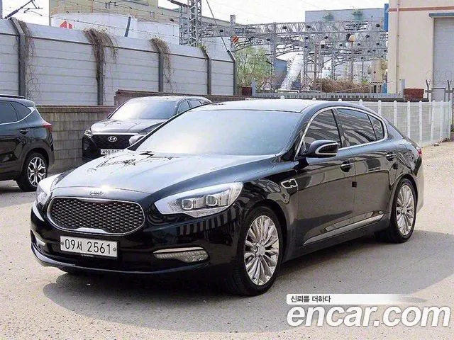 KIA K9 2015 — 233 938 км, чёрный, Корея — под ключ — фото 2