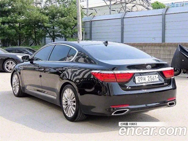 KIA K9 2015 — 233 938 км, чёрный, Корея — под ключ — фото 3