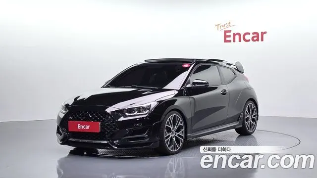 HYUNDAI VELOSTER 2019 — 65 087 км, чёрный, Корея — под ключ — фото 1