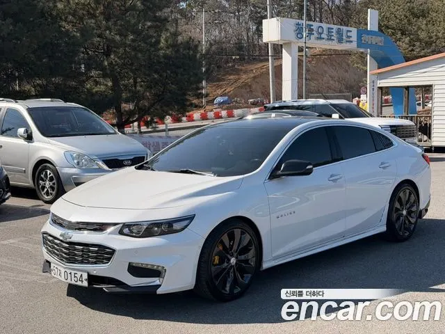 CHEVROLET MALIBU 2017 — 124 955 км, белый, Корея — под ключ — фото 1
