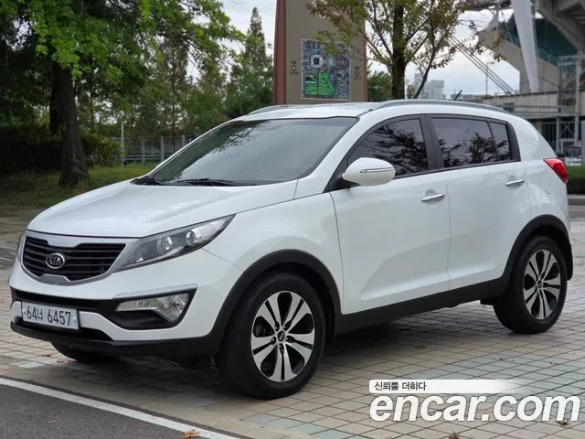 KIA SPORTAGE R 2012 — 182 538 км, белый, Корея — под ключ — фото 2