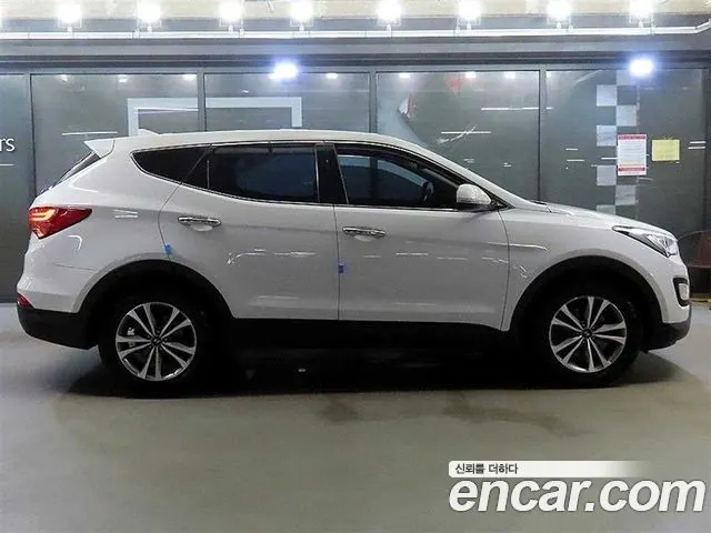 HYUNDAI SANTA FE 2015 — 146 430 км, белый, Корея — под ключ — фото 3