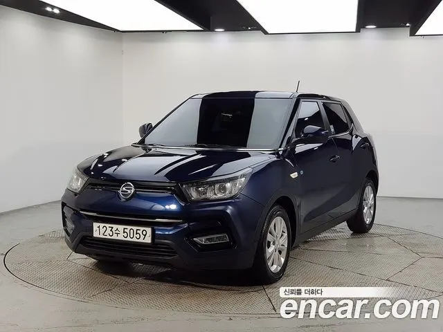 KGM TIVOLI ARMOUR 2019 — 85 000 км, синий, Корея — под ключ — фото 11