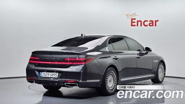 GENESIS G90 2021 — 110 422 км, серый, Корея — под ключ — фото 2