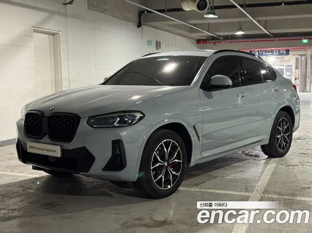 BMW X4 2023 — 66 051 км, голубой, Корея — под ключ — фото 1