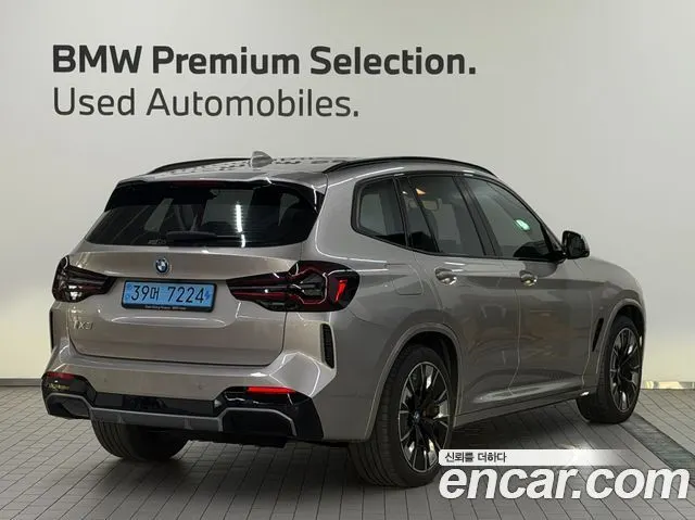 BMW IX3 2023 — 61 273 км, светло-золотистый, Корея — под ключ — фото 4