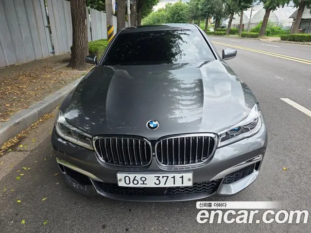 BMW 7 SERIES 2017 — 108 000 км, серебристо-серый, Корея — под ключ — фото 3