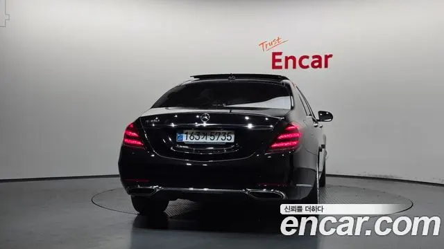 MERCEDES-BENZ S-CLASS W222 2019 — 133 723 км, чёрный, Корея — под ключ — фото 4