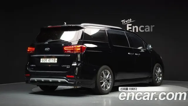 KIA CARNIVAL 2019 — 143 410 км, чёрный, Корея — под ключ — фото 2