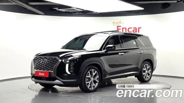 HYUNDAI PALISADE 2019 — 127 543 км, чёрный, Корея — под ключ — фото 1