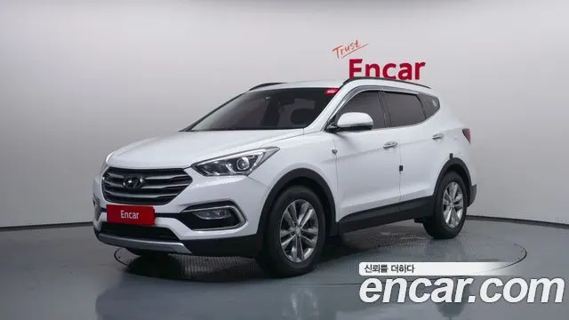 HYUNDAI SANTA FE 2016 — 204 499 км, белый, Корея — под ключ — фото 1