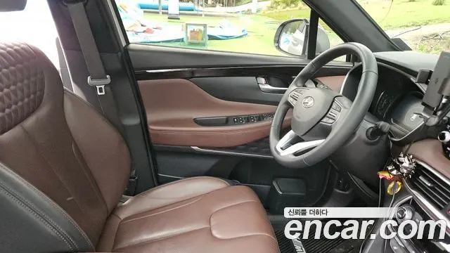 HYUNDAI SANTA FE 2020 — 64 375 км, белый-перламутр, Корея — под ключ — фото 7