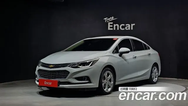 CHEVROLET CRUZE 2017 — 120 433 км, белый, Корея — под ключ — фото 1