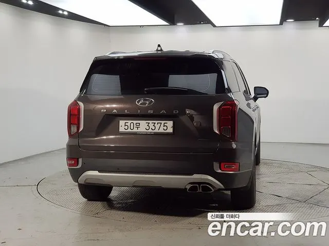 HYUNDAI PALISADE 2019 — 60 895 км, коричневый, Корея — под ключ — фото 3
