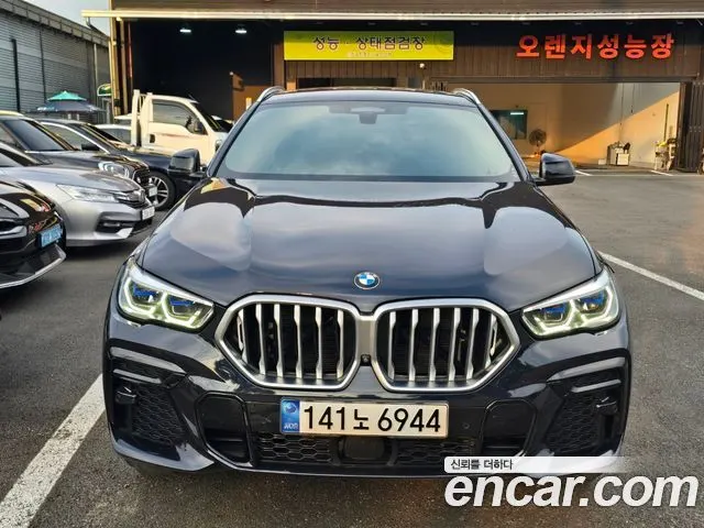BMW X6 2022 — 74 299 км, чёрный, Корея — под ключ — фото 11