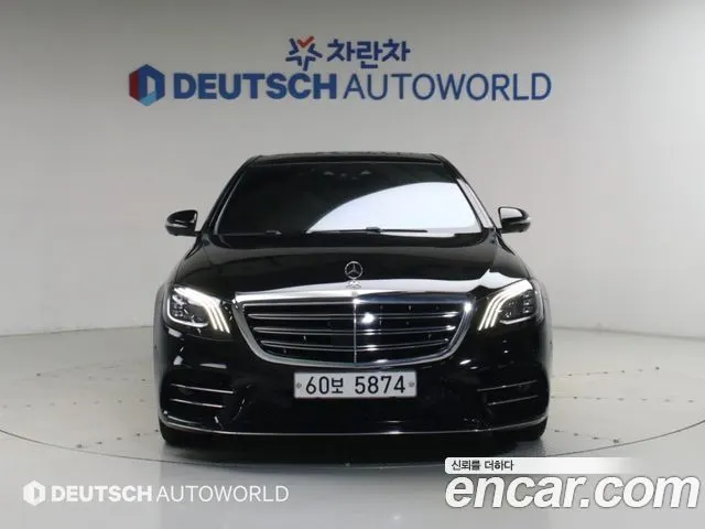 MERCEDES-BENZ S-CLASS W222 2018 — 84 491 км, чёрный, Корея — под ключ — фото 3
