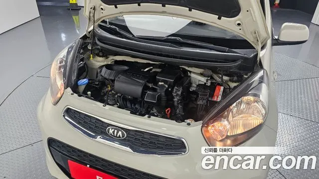 KIA MORNING 2016 — 74 105 км, белый-перламутр, Корея — под ключ — фото 6