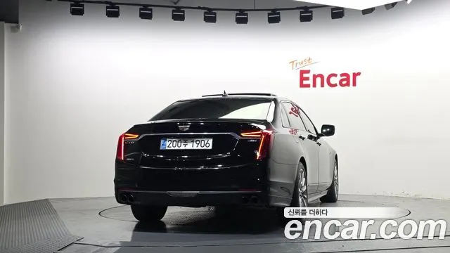 CADILLAC CT6 2019 — 99 577 км, чёрный, Корея — под ключ — фото 4