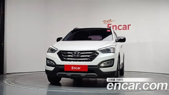 HYUNDAI SANTA FE 2014 — 125 128 км, белый, Корея — под ключ — фото 3