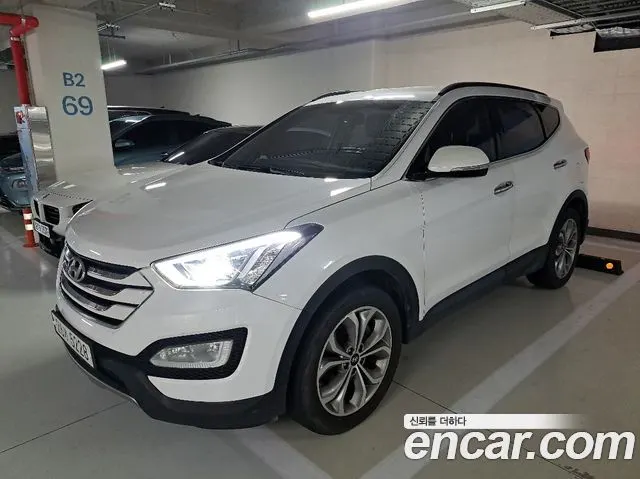 HYUNDAI SANTA FE 2015 — 140 240 км, белый, Корея — под ключ — фото 3