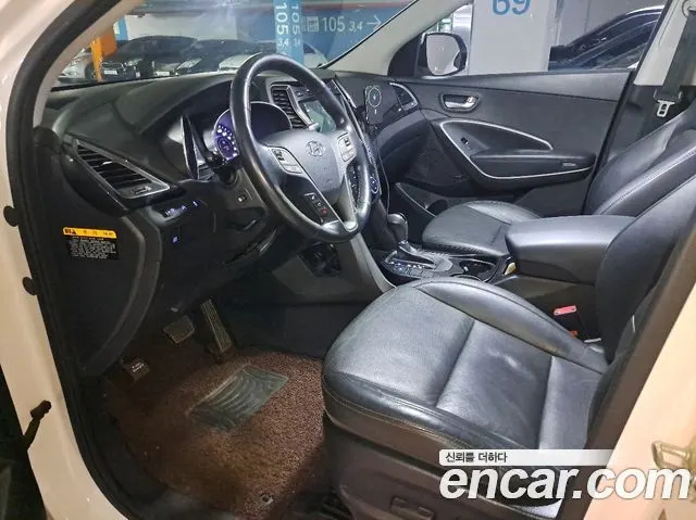 HYUNDAI SANTA FE 2015 — 140 240 км, белый, Корея — под ключ — фото 10
