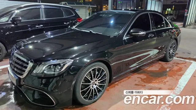 MERCEDES-BENZ S-CLASS W222 2015 — 232 430 км, чёрный, Корея — под ключ — фото 1