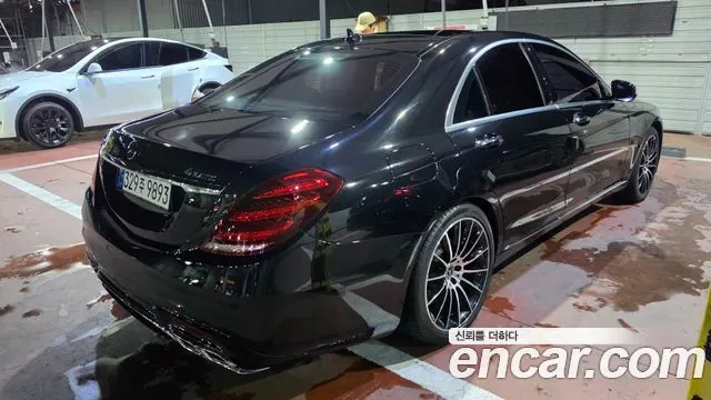 MERCEDES-BENZ S-CLASS W222 2015 — 232 430 км, чёрный, Корея — под ключ — фото 2