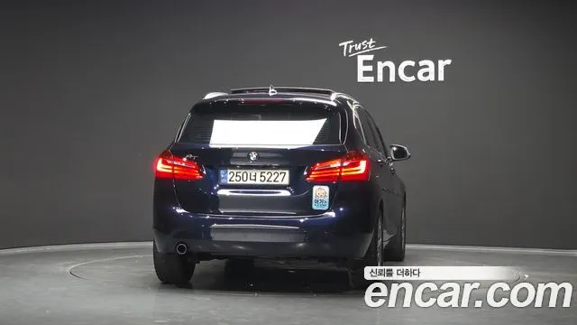 BMW 2 SERIES ACTIVE TOURER 2016 — 95 643 км, синий, Корея — под ключ — фото 4