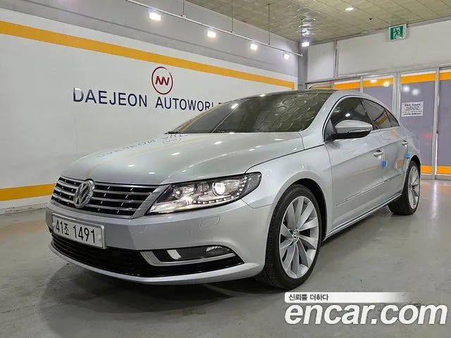 VOLKSWAGEN CC 2012 — 238 075 км, серебристый, Корея — под ключ — фото 1