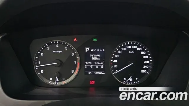 HYUNDAI SONATA 2017 — 108 068 км, серебристо-серый, Корея — под ключ — фото 8