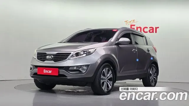 KIA SPORTAGE R 2013 — 145 354 км, серебристый, Корея — под ключ — фото 1